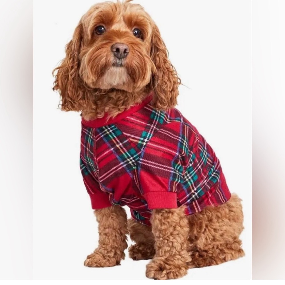 Family Pajamas PJ Dog Brinkley Plaid Large